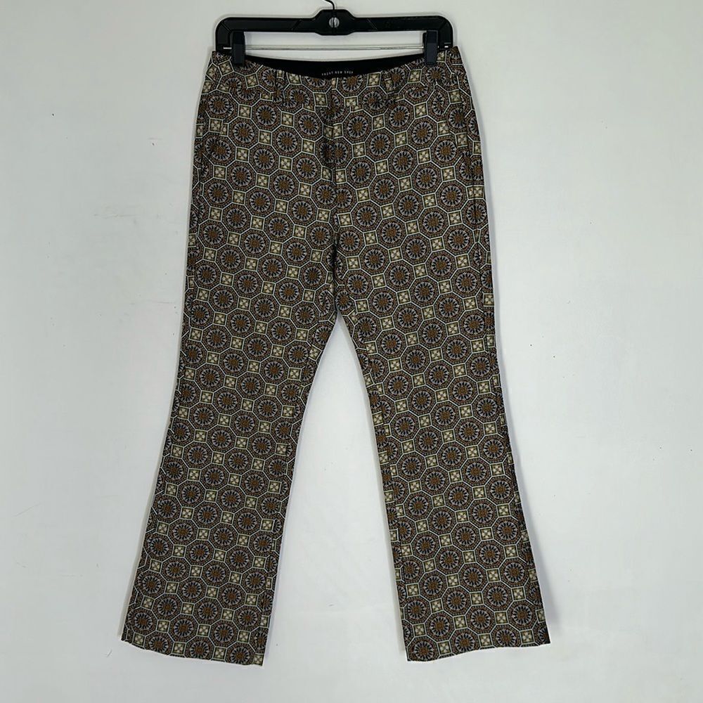 Front Row Shop Jacquard Cropped Pants